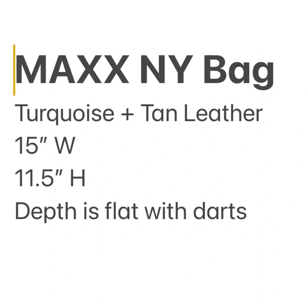 Maxx NY Turquoise Leather Hobo Bag Convertible Shoulder to Crossbody